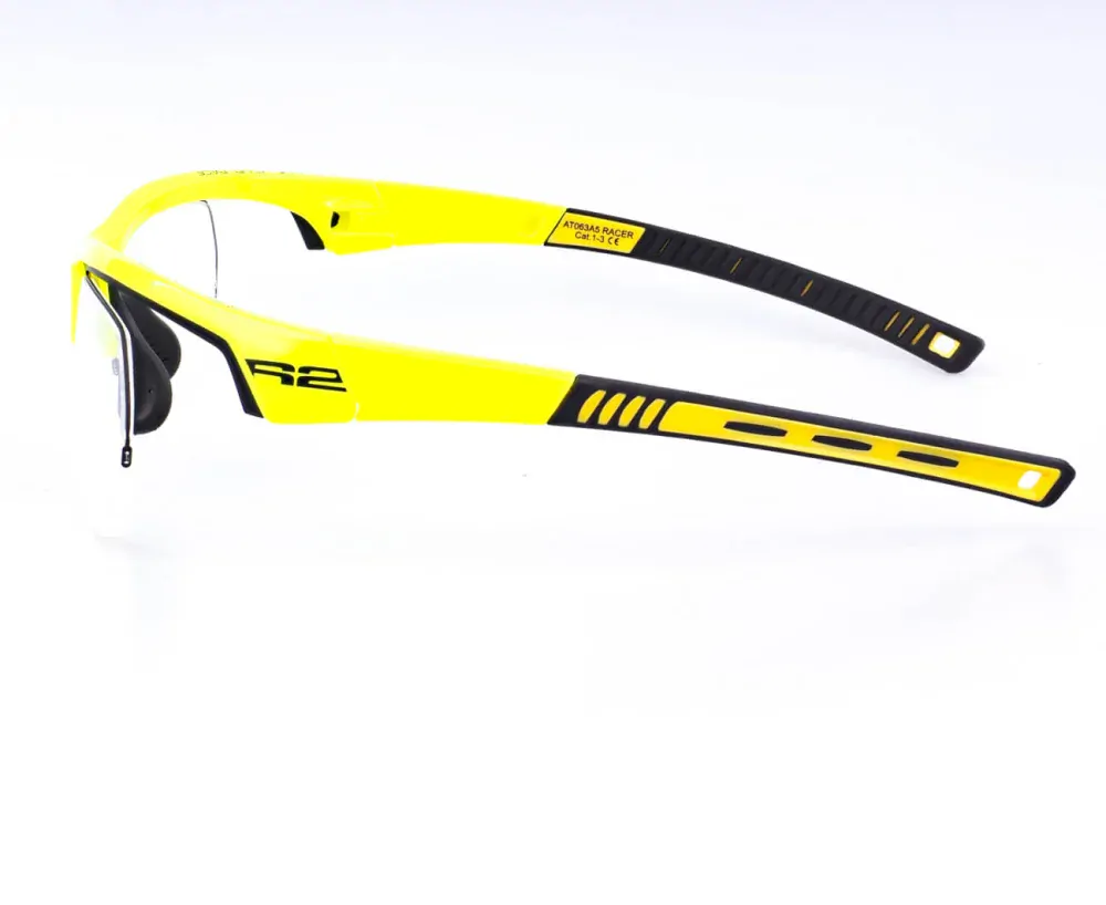 Racer, žlutý, zabrousit lze pouze klasicky prohnutá dioptrická skla, báze 2,0 - 6,0