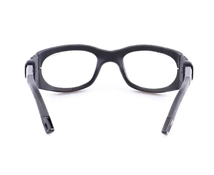 CENTRO černý s gumou kolem hlavy a stranicemi, velikost 53, zabrousit lze pouze klasicky prohnutá dioptrická skla, báze 2,0 - 6,0