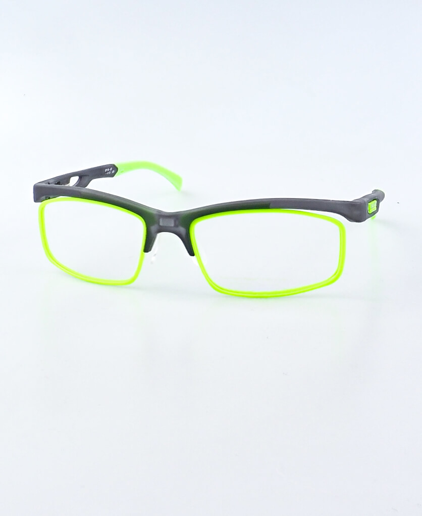 VULCAN šedo - zelená, zabrousit lze pouze klasicky prohnutá dioptrická skla, báze 2,0 - 6,0