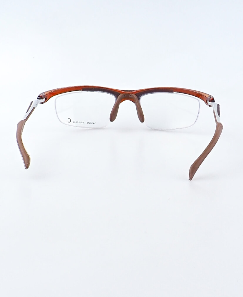 MAYA hnědá, zabrousit lze pouze klasicky prohnutá dioptrická skla, báze 2,0 - 6,0