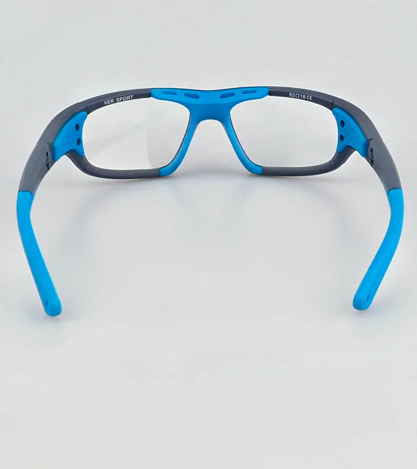 ZEUS černo-modrá velikost 56, zabrousit lze pouze klasicky prohnutá dioptrická skla, báze 2,0 - 6,0