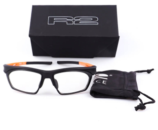 Vision černo - oranžová, zabrousit lze pouze klasicky prohnutá dioptrická skla, báze 2,0 - 6,0